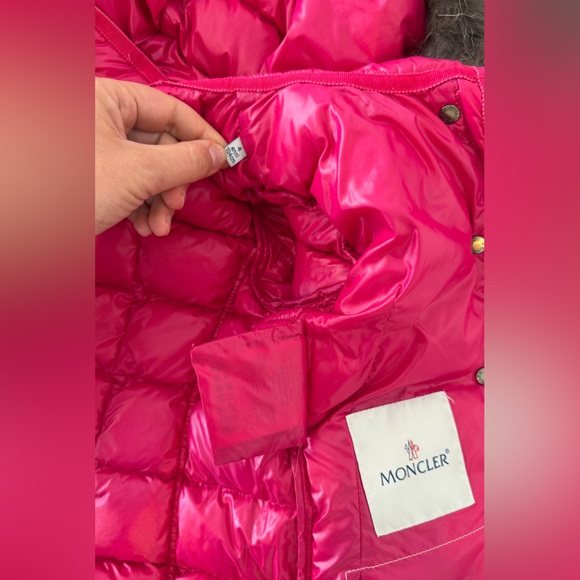 Moncler kids Ivory Puffer Jacket Sz 8 - Picture 3 of 5